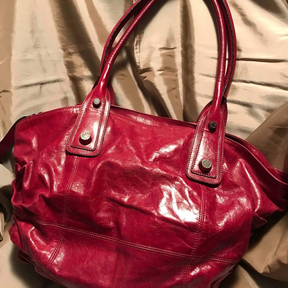 Red Leather Women's Bag